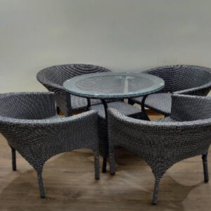 Metta India Outdoor Garden Set D-42 (1+4 Dining Combo)