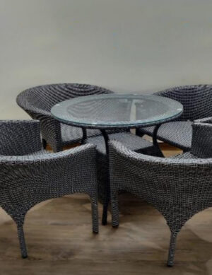 Metta India Outdoor Garden Set D-42 (1+4 Dining Combo)