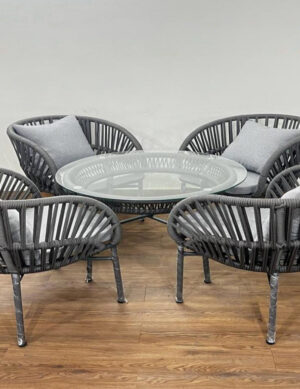 Metta India Outdoor Garden Set RP-01 (1+4 Elite Design)