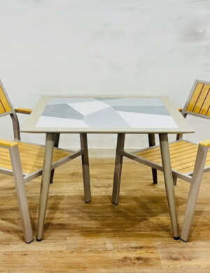 Metta India Outdoor Garden Set SW66/Y70 (1+2 Aluminium Edition)