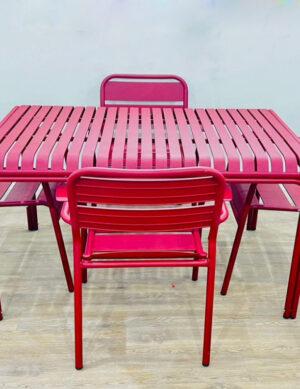 Metta India Outdoor Garden Set YH221/XH120 (1+4 Aluminium Edition)